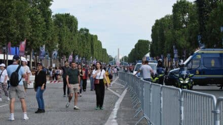 Während der Olympischen Spiele in Paris schützten zehntausende Sicherheitskräfte die Athleten und Zuschauer