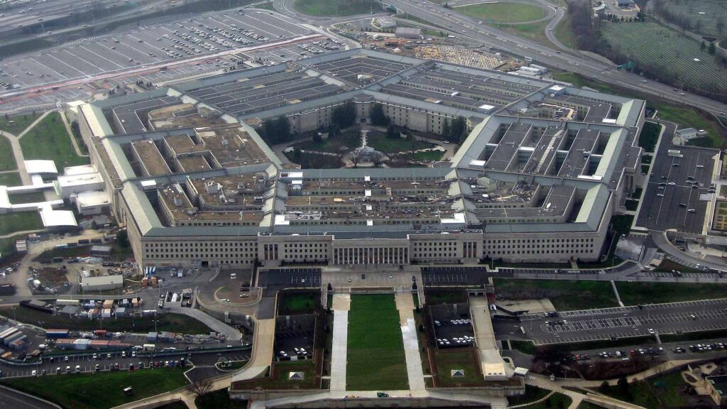 Das Pentagon bei Washington ist Sitz des US-Verteidigungsministeriums