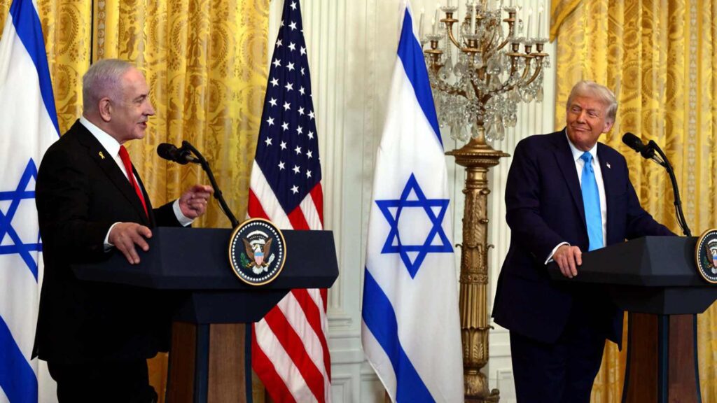 US-Präsident Trump stellte bei einer Pressekonferenz mit dem israelischen Premier Netanjahu seinen Plan für die Zukunft des Gazastreifens vor